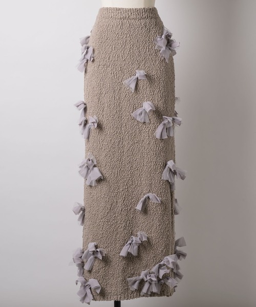 「J1U by LA BELLE ETUDE」 タイトスカート 1 ネイビー レディース_画像3