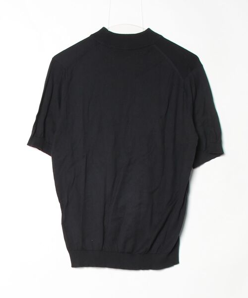 「JOHN SMEDLEY」 半袖ニット SMALL ブラック メンズ_1