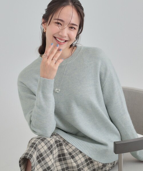 DRESKIP（ドレスキップ） ニット セーター 「S−LL/洗濯機可」キラキラ