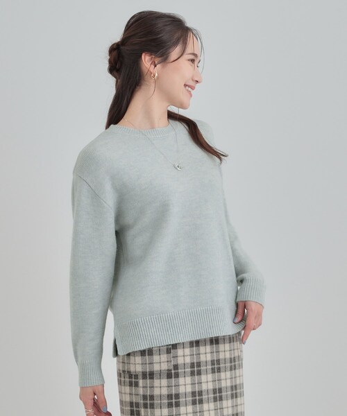 DRESKIP（ドレスキップ） ニット セーター 「S-LL/洗濯機可」さりげ