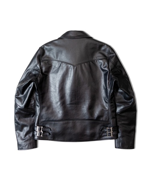 「JACKROSE」 ライダースジャケット X-LARGE ブラック メンズ_画像2