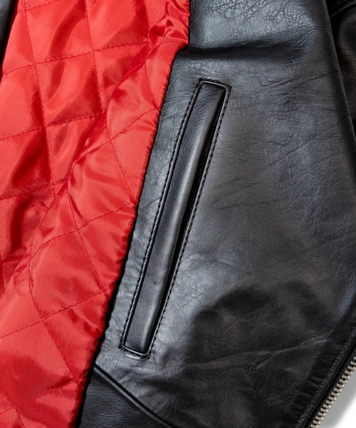 「JACKROSE」 ライダースジャケット X-LARGE ブラック メンズ_画像6