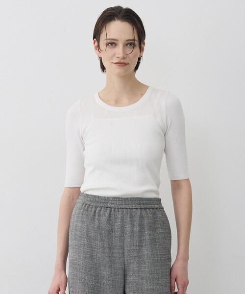 ICB（アイシービー） tシャツ 4×2リブ プルオーバーカットソー 