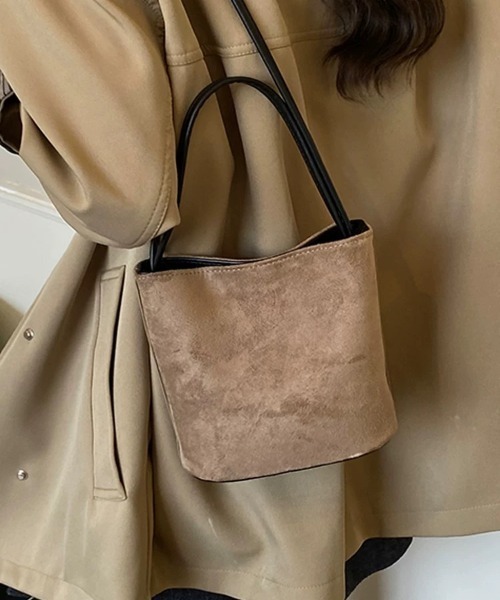 CELENA BEATS ショルダーバッグ バッグ スエードバケットショルダー