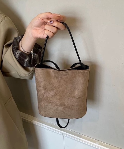 CELENA BEATS ショルダーバッグ バッグ スエードバケットショルダー