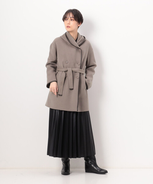 「K.T KIYOKO TAKASE」 コート 9号 ブラウン レディース_画像3