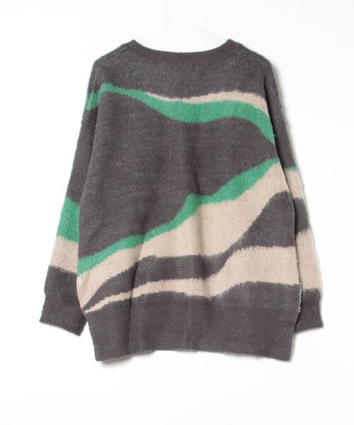 「Eimee Law」 長袖ニット 38 チャコールグレー レディース_画像2