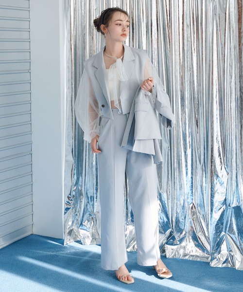 「archives」 テーラードジャケット MEDIUM アイボリー レディース_画像6