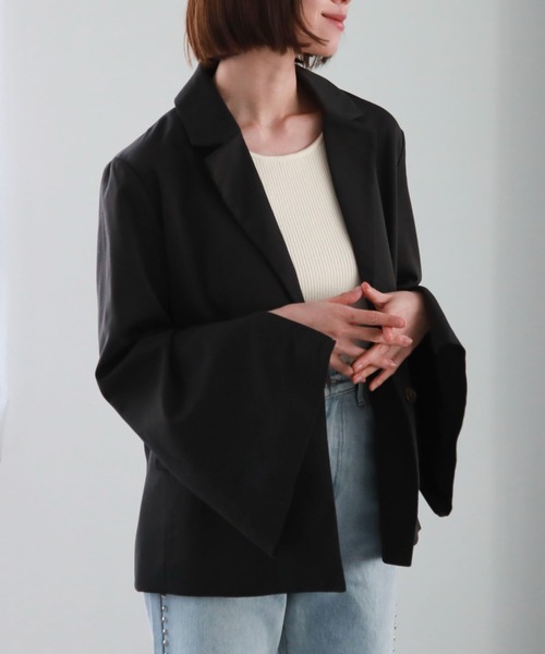 「archives」 テーラードジャケット MEDIUM アイボリー レディース_画像9