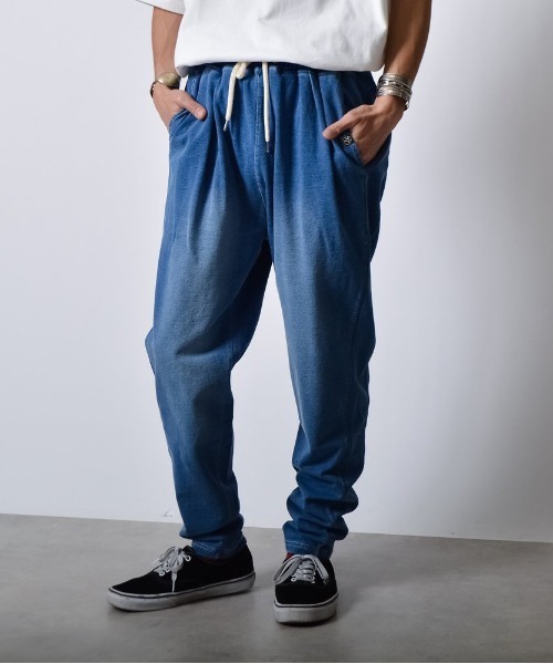 DOUBLE STEAL（ダブルスティール） パンツ DSインディゴスウェット