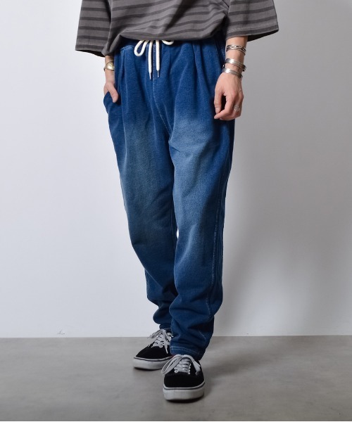 DOUBLE STEAL（ダブルスティール） パンツ DSインディゴスウェット