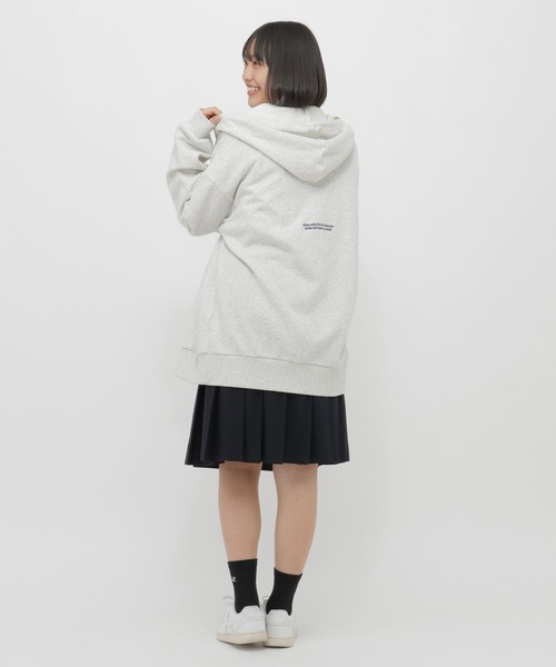 GLOBAL WORK（グローバルワーク） パーカー ポイント刺繍ダブルZIP