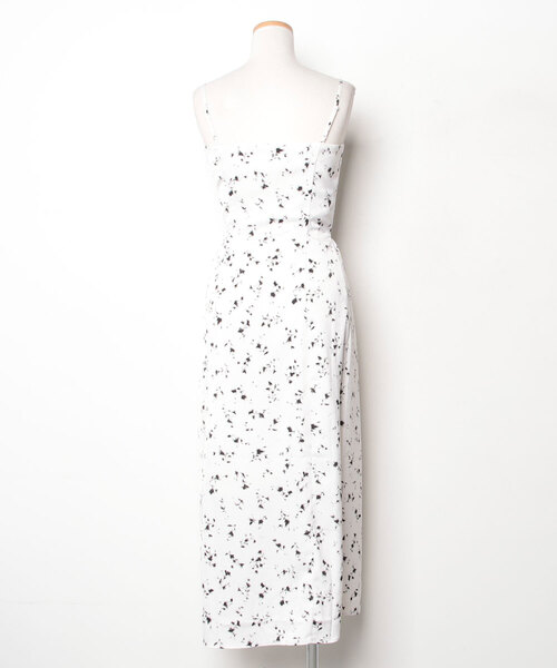 SNIDEL キャミワンピース 花柄 ホワイト SNIDEL（スナイデル） 花柄キャミソールワンピース ONE SIZE ホワイト