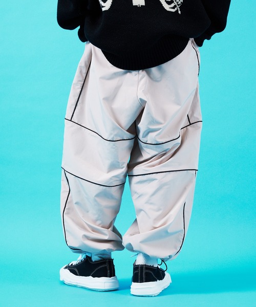 「GALLIS ADDICTION」 イージーパンツ M サックスブルー メンズ_画像7