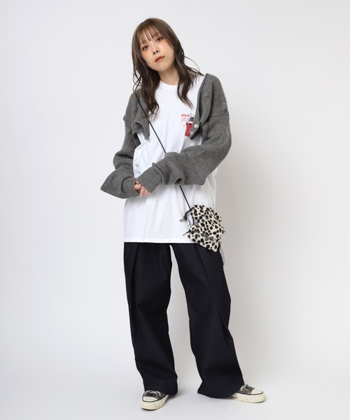 「RNA」 長袖カットソー MEDIUM ベージュ レディース_画像4