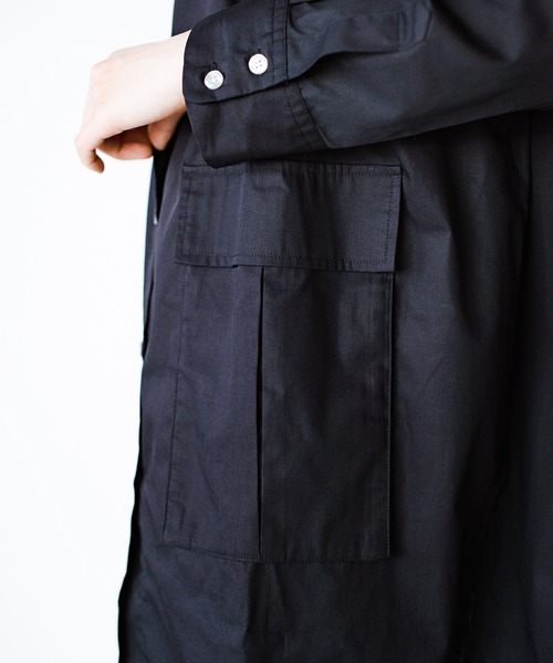 「haco!」 「KAKKO」長袖シャツ 1 ブラック レディース_画像9