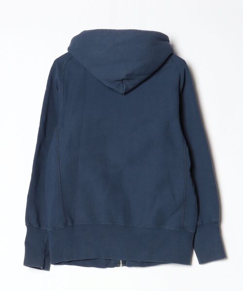 「WALLA WALLA SPORT」 ジップアップパーカー LARGE ネイビー メンズ_画像2