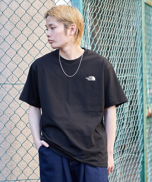 「THE NORTH FACE」 半袖Tシャツ MEDIUM ブルー メンズ_画像3