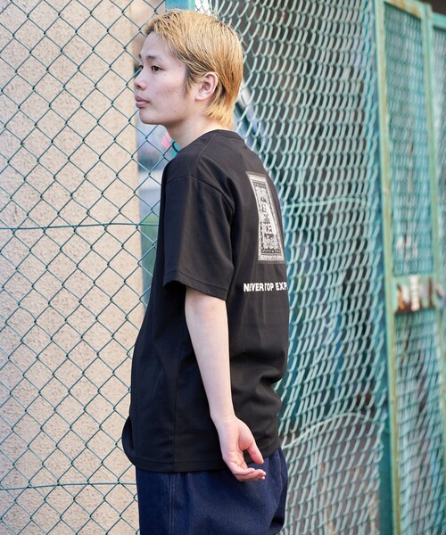 「THE NORTH FACE」 半袖Tシャツ MEDIUM ブルー メンズ_画像4