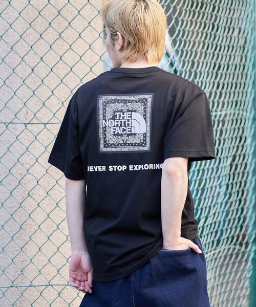 「THE NORTH FACE」 半袖Tシャツ MEDIUM ブルー メンズ_画像5
