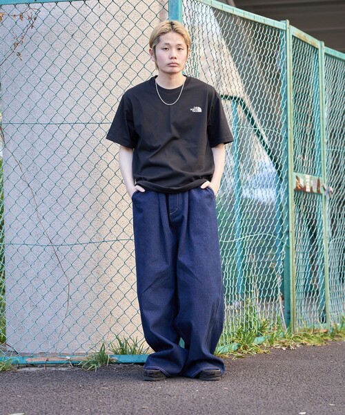 「THE NORTH FACE」 半袖Tシャツ MEDIUM ブルー メンズ_画像6
