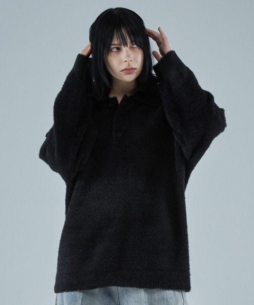 「VELNUS」 長袖ニット M ブルー メンズ_画像6