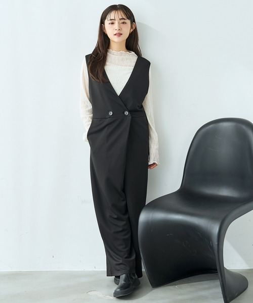 あんな　カシュクールサロペット mil（ミル） サロペット オーバーオール カシュクール サロペット