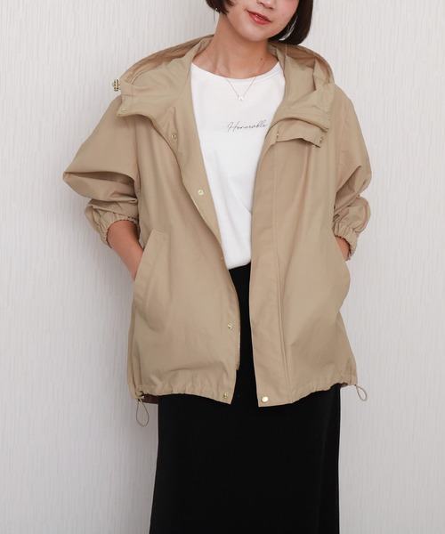 SEROLYインディビ　マウンテンパーカー　ラージサイズ　ベージュ SEROLYインディビ マウンテンパーカー ラージサイズ ベージュ XLARGE
