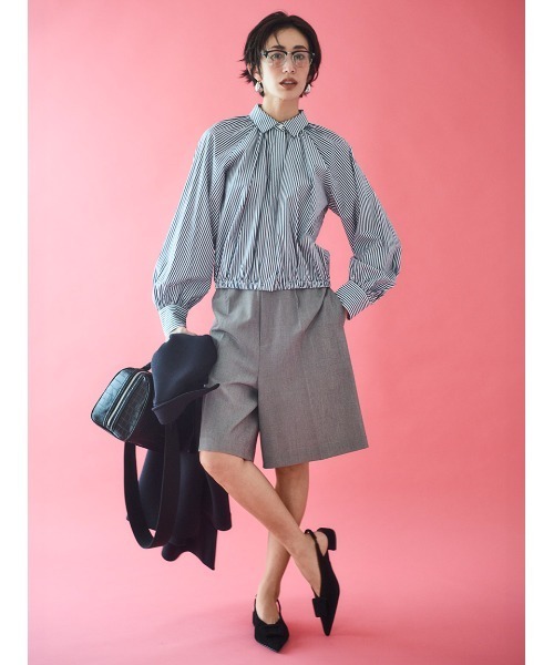 新品 Mila Owen / バックル付きラムレザースリングパンプス Mila Owen（ミラオーウェン） パンプス バックル付きラムレザー