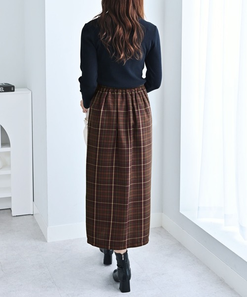 「alotta」 スカート LL ブラウン系その他 レディース_画像3