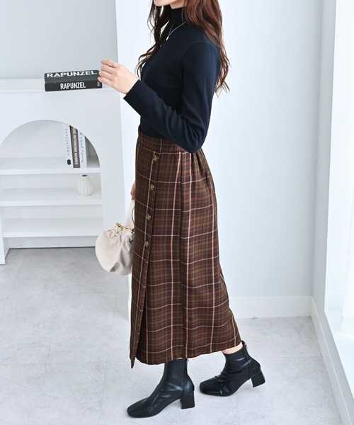 「alotta」 スカート LL ブラウン系その他 レディース_画像5