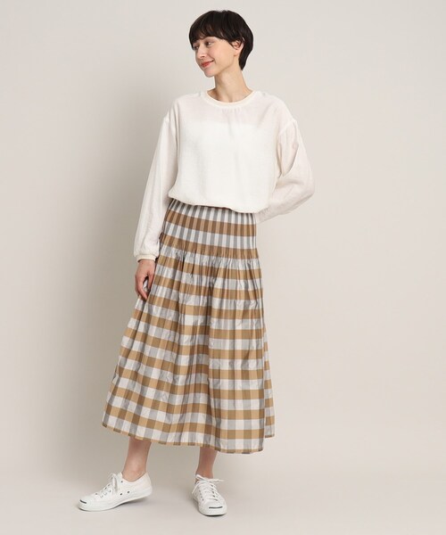 「Dessin」 長袖ブラウス 01 ブラック レディース_画像2