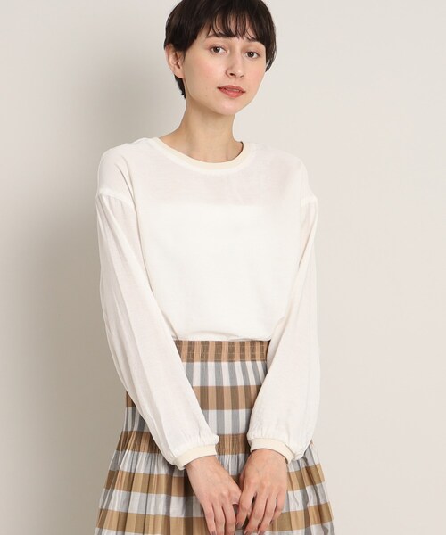 「Dessin」 長袖ブラウス 01 ブラック レディース_画像5