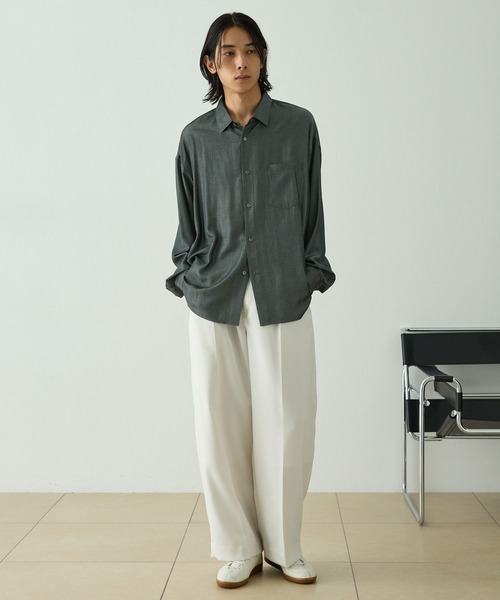 「EMMA CLOTHES」 スラックス S ネイビー メンズ_画像3