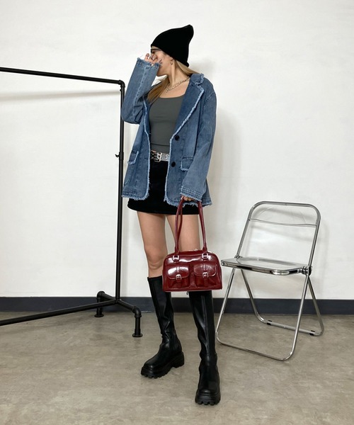 「non-hedge」 ボストンバッグ FREE ブラウン レディース_画像2