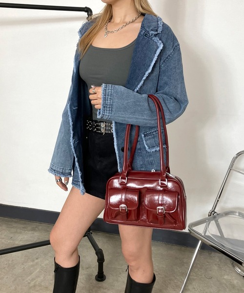 「non-hedge」 ボストンバッグ FREE ブラウン レディース_画像4