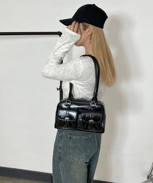 「non-hedge」 ボストンバッグ FREE ブラウン レディース_画像9