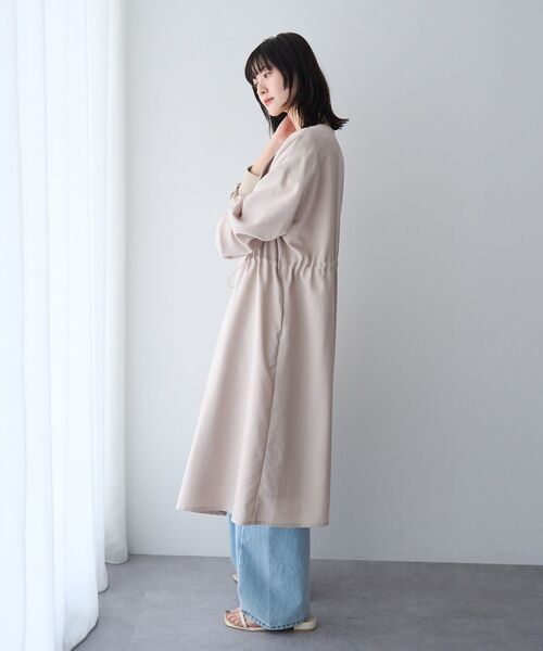 YECCA VECCA（イェッカヴェッカ） ノーカラーコート コート ノーカラー