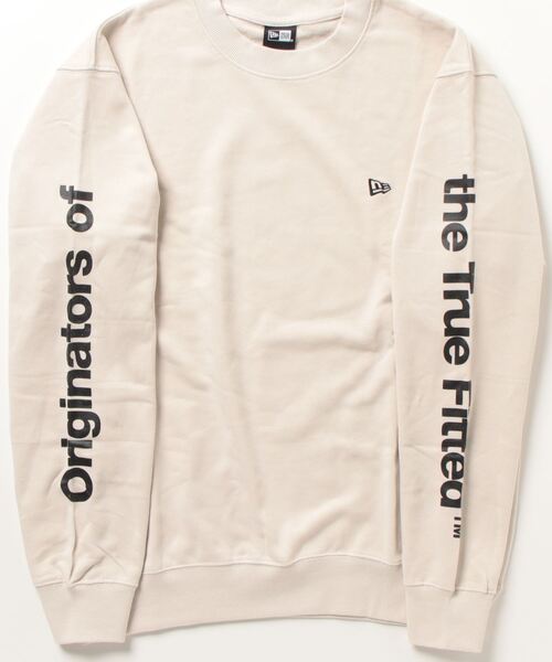 「NEW ERA」 スウェットカットソー L グレー メンズ_画像3