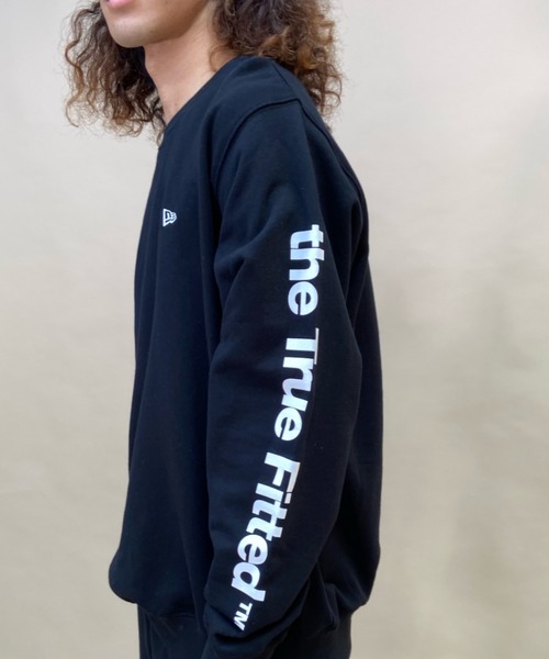 「NEW ERA」 スウェットカットソー L グレー メンズ_画像5