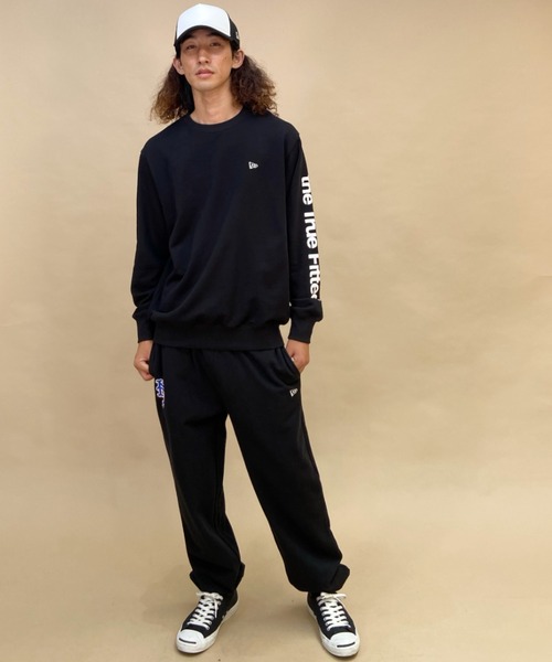 「NEW ERA」 スウェットカットソー L グレー メンズ_画像9