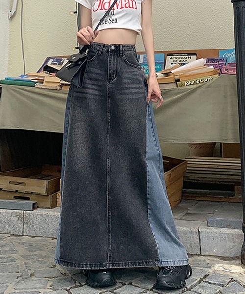 「GLAMOROUS JANE」 デニムスカート L ブラック レディース_画像8