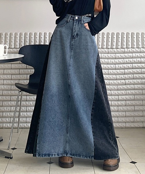 「GLAMOROUS JANE」 デニムスカート L ブラック レディース_画像9