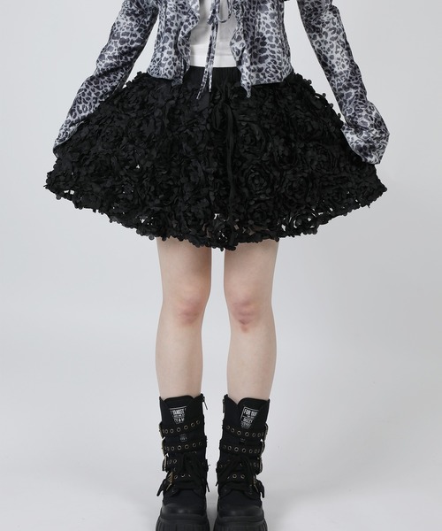 スカート HOOK for girls 立体ローズミニスカート : ZOZOTOWN Yahoo!店