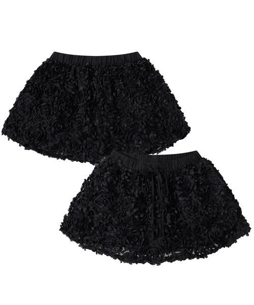 スカート HOOK for girls 立体ローズミニスカート : ZOZOTOWN Yahoo!店
