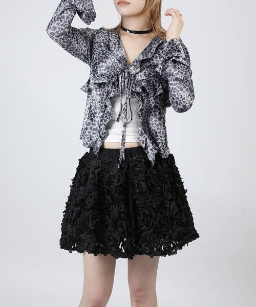 スカート HOOK for girls 立体ローズミニスカート : ZOZOTOWN Yahoo!店