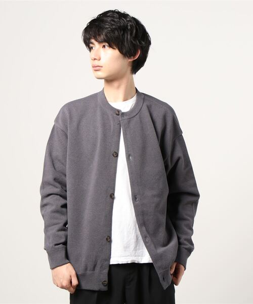 「crepuscule」 カーディガン 3 チャコールグレー メンズ