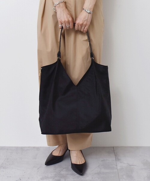 「quaranciel」 トートバッグ ONE SIZE カーキ レディース_画像2
