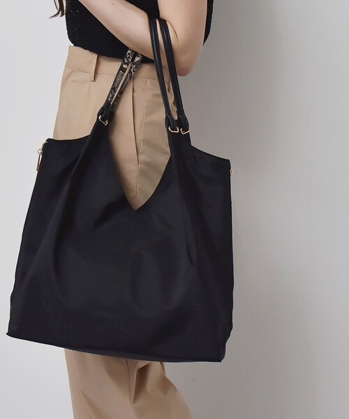 「quaranciel」 トートバッグ ONE SIZE カーキ レディース_画像3