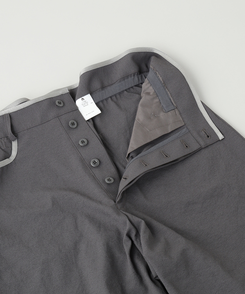 ワイドパンツ スラックス m’s braque(エムズ ブラック) 別注 Gatherd Waist パンツ メンズ レディースの画像
